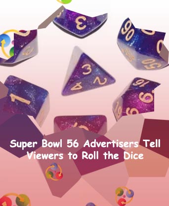 Casino blue and purple dice